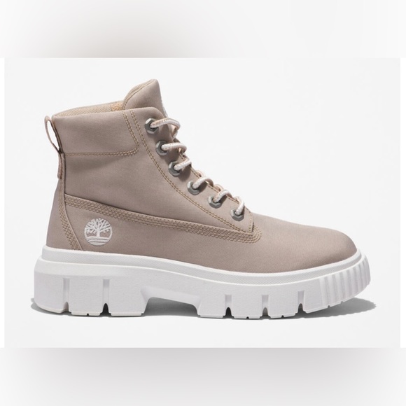 Timberland Greyfield A2JHB Womens Size 7.5 Platform Boots/ Color Taupe - Picture 2 of 10